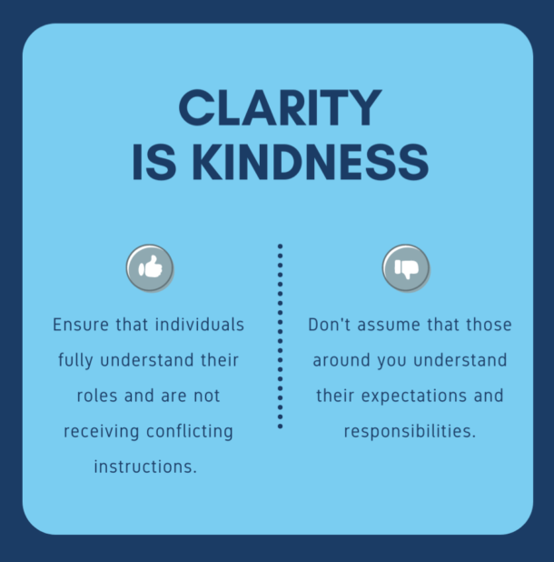 Clarity is kindness