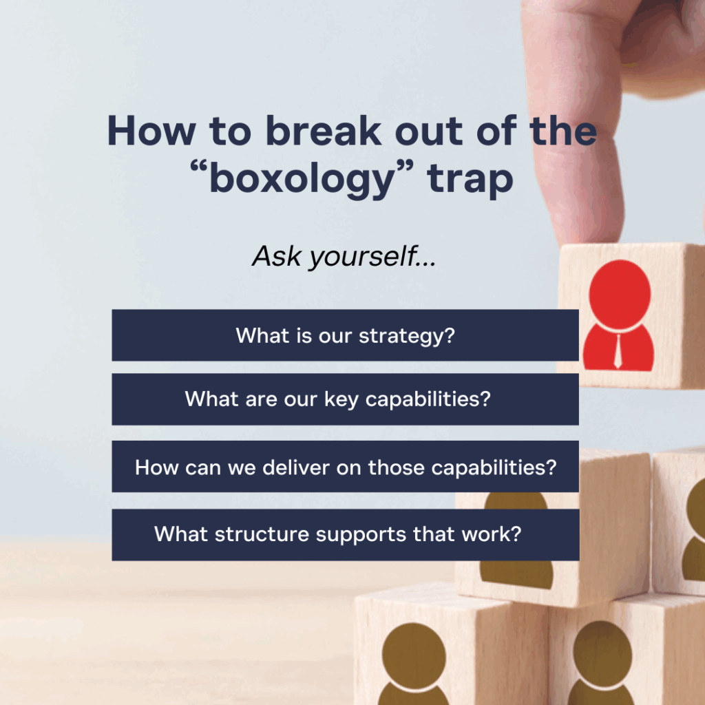 Rather than engage in constant structure changes, ask yourself these four questions to align your operating model and avoid the need for restructuring.