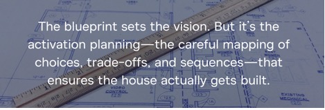 Explore the importance of activation planning in your next org design. 