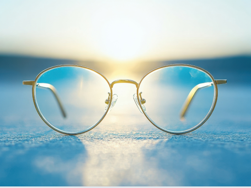 Glasses on a snowy field, a metaphor for role clarity