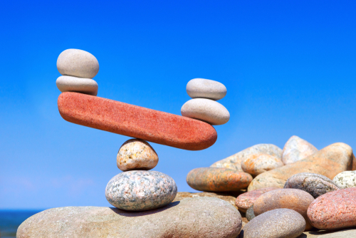 Balancing rocks as a metaphor for organization alignment